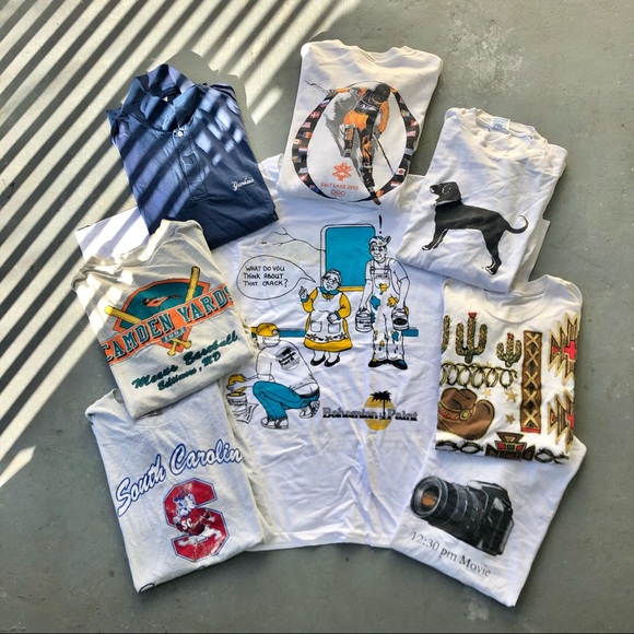 Vintage Tee Shirt Bundle Deal (8 Tees) - Picture 1 of 6